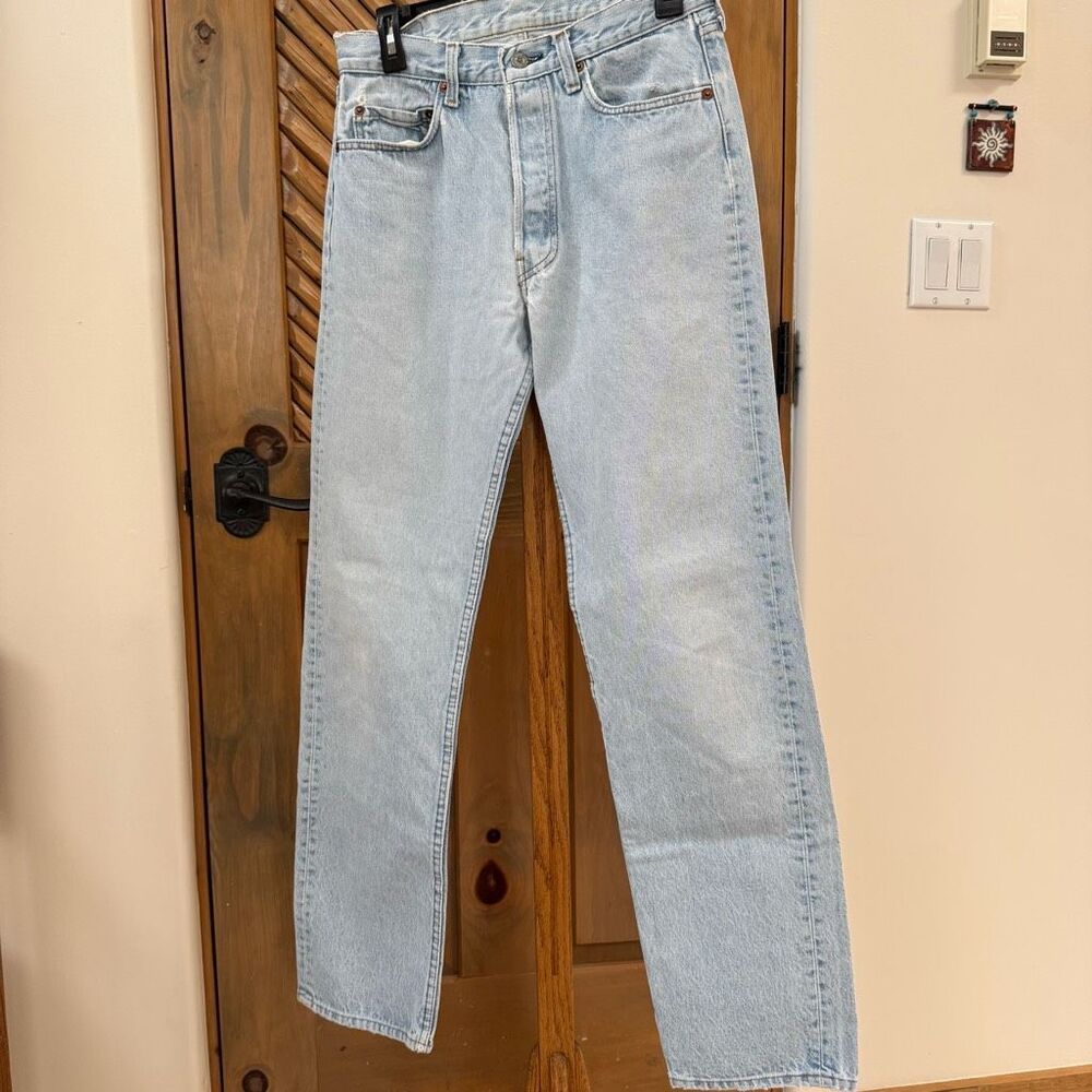 Levi's Light Wash Straight Leg Jeans